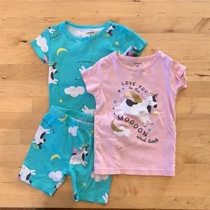 Carter’s “Love You to the Mooon” pj set 2T